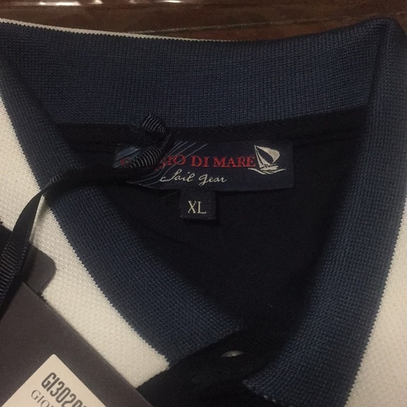 Giorgio Di Mare Men's Polo Shirt Navy Size XL - Picture 4 of 4